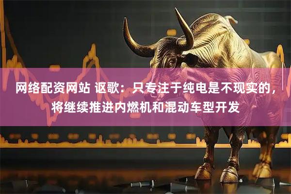 网络配资网站 讴歌：只专注于纯电是不现实的，将继续推进内燃机和混动车型开发